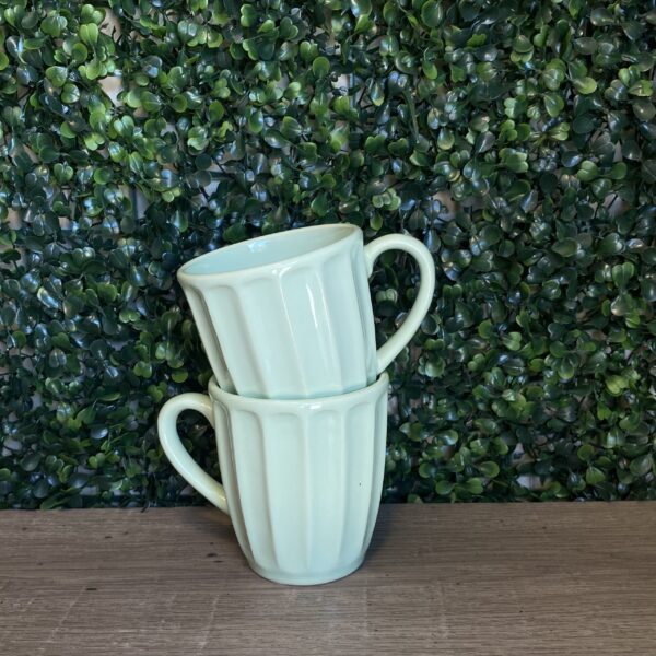 Taza Estriada Verde - Imagen 2