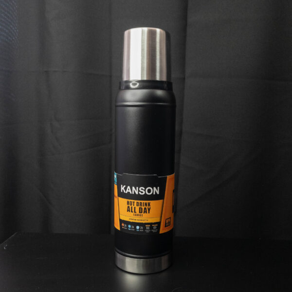 Termo Kanson 1L sin manija Negro