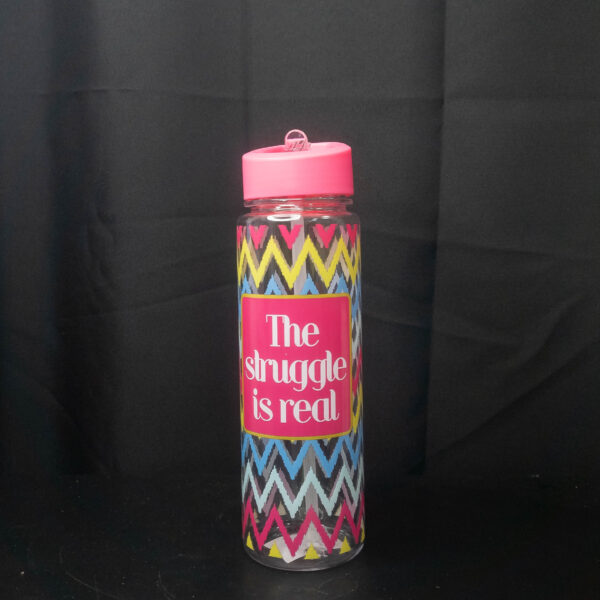 Botella Plastica Trendy Zig Zag