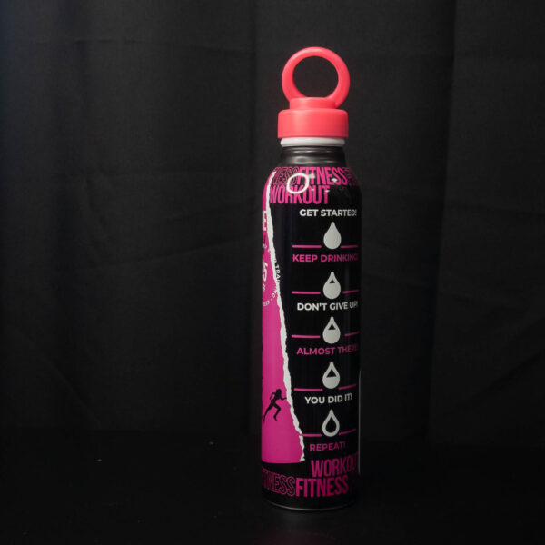 Botella Diseño Aluminio 500ml Pink - Imagen 2