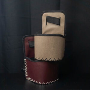 Porta Mate Auto Eco Cuero Beige