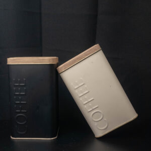 Coffee Lata Negro y Beige