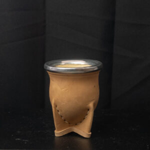 Mate Vaqueta Calabaza Beige