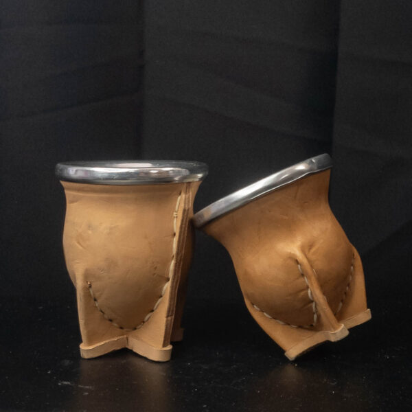Mate Vaqueta Calabaza Beige - Imagen 2