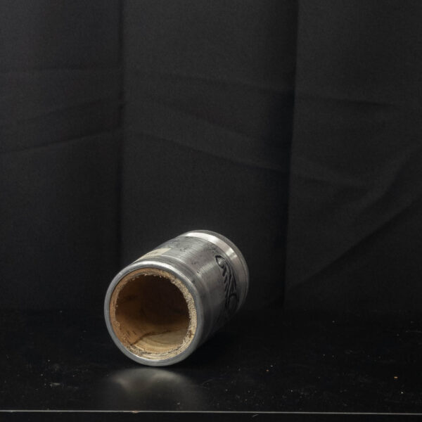 Mate de Algarrobo Forrado en aluminio Diseño Flor - Imagen 2