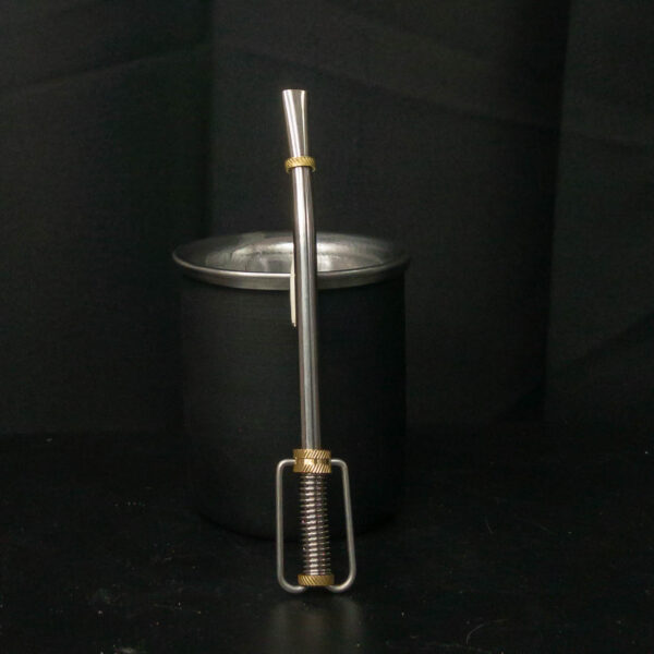 Bombilla de Acero con Estribo