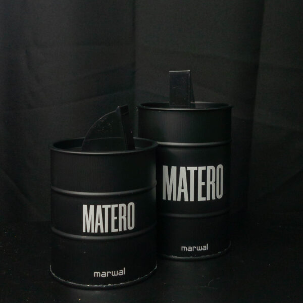 Set Latas  "Matero" Negro