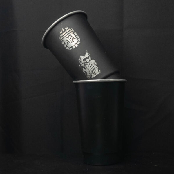 Vaso Aluminio Negro Simil Stanley