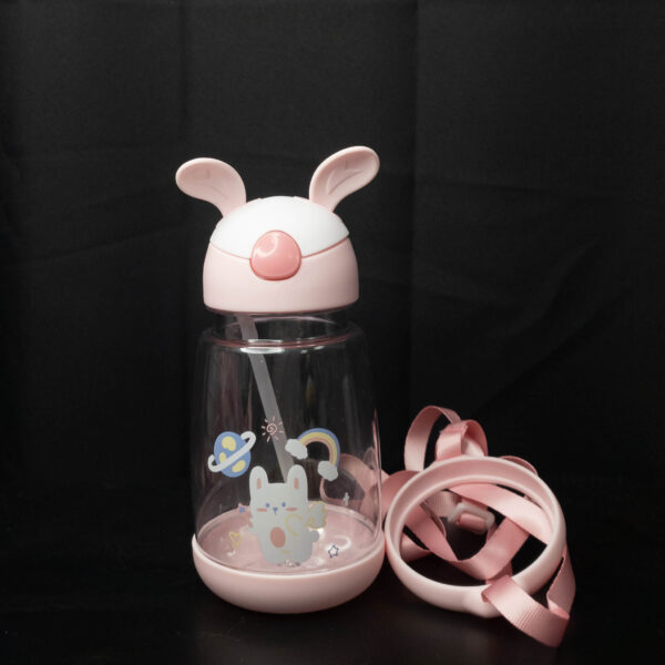 Botella Infantil Orejas Rosa - Imagen 2