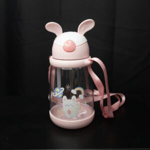 Botella Infantil Orejas Rosa