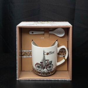 Set Cafe Porcelana Rojo