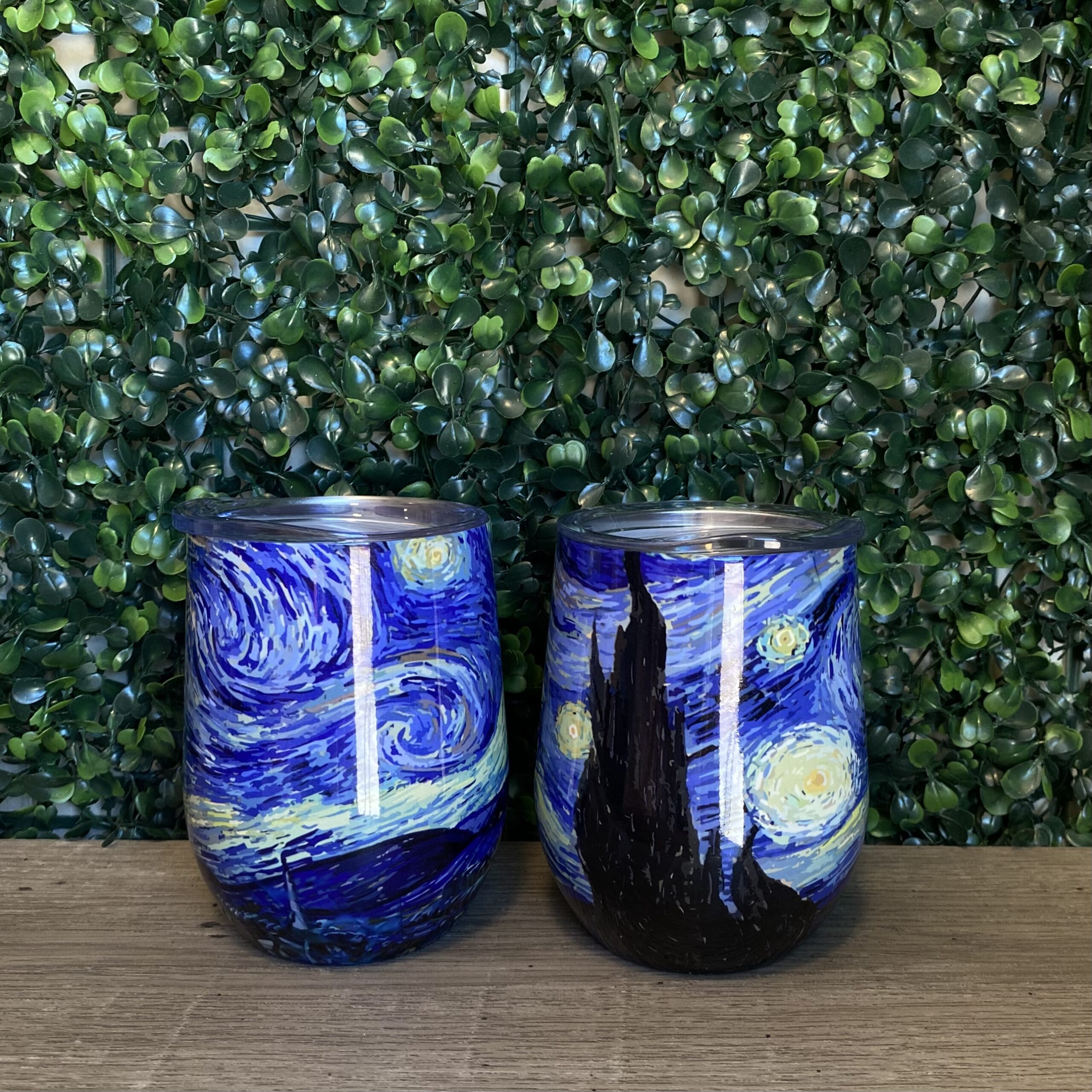 Vaso Térmico con tapa "noche estrellada"