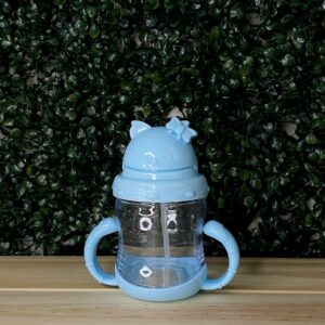 Vaso Infantil Kitty Plástico Celeste