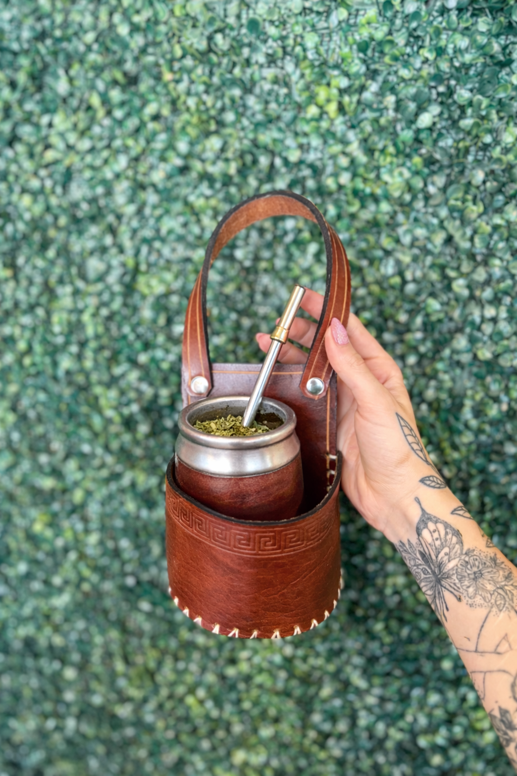 Porta mate de Cuero 2cm - Imagen 2