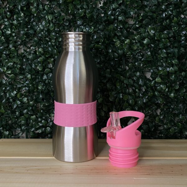 Botella Térmica Acero Inoxidable Rosa 0.5l - Imagen 2