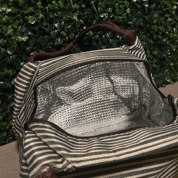 Bolso lunchera infantil rayas - Imagen 2