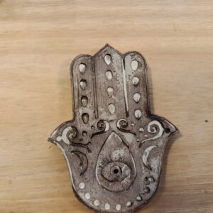 Porta Sahumerio Mano de Cerámica