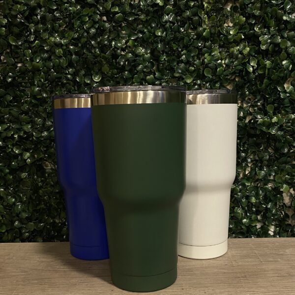 Vaso Termico Stainless Steel con Tapa Blanco - Imagen 3