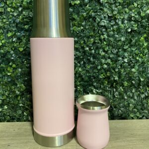 Combo Vacuum Mate + Termo Rosa