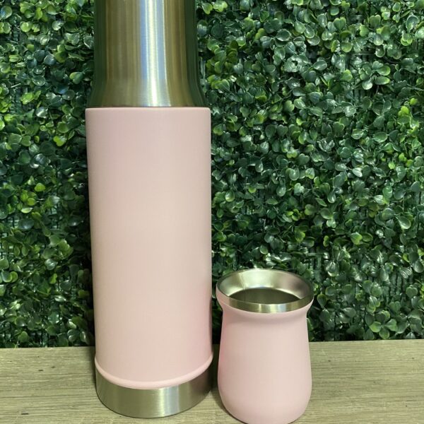 Combo Vacuum Mate + Termo Rosa