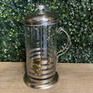 Cafetera Embolo 1000ml Vidrio Con Acer