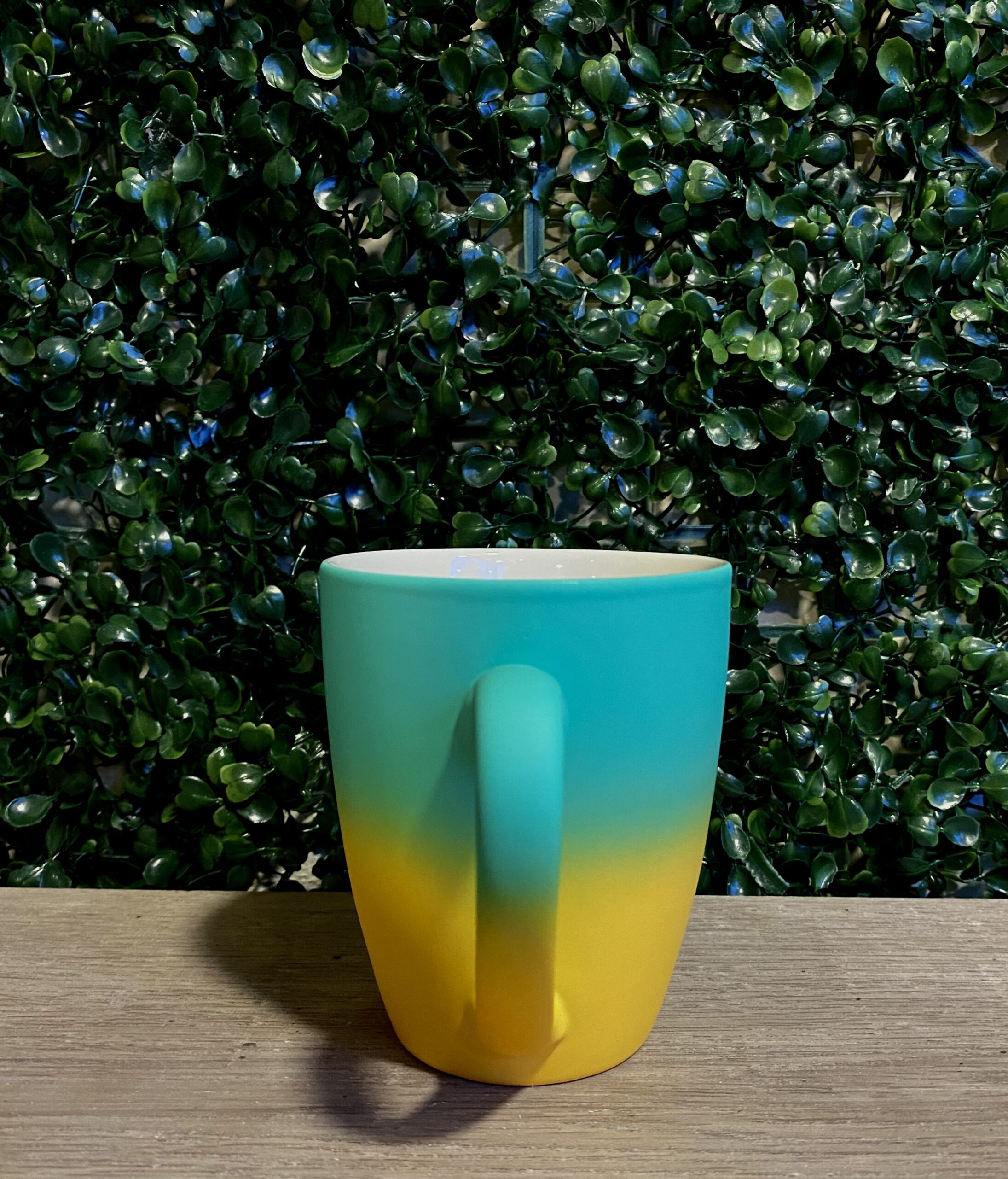 Taza Jarro Degrade Ceramica 350cc Verde - Imagen 2