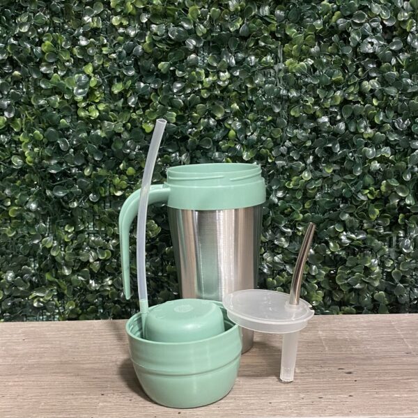 Mate Listo Manija Ext. Aluminio Verde - Imagen 2