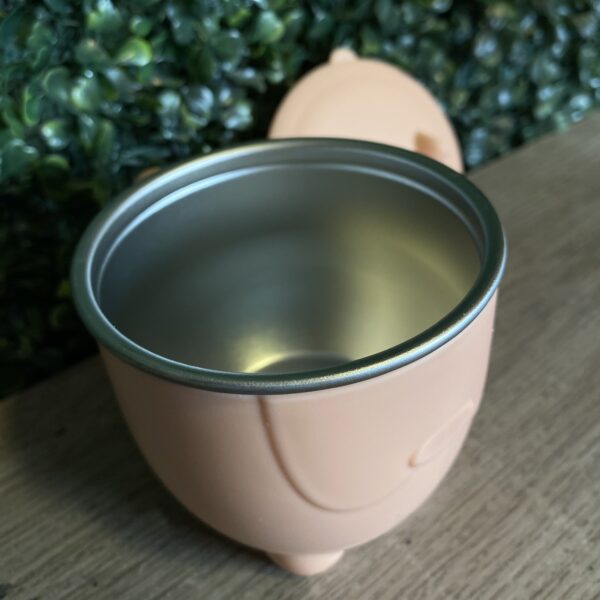 Taza Gatito con tapa Acero Rosa - Imagen 2