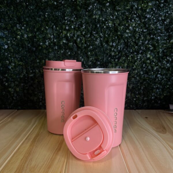 Vaso Coffe Térmico 500ml Rosa - Imagen 2
