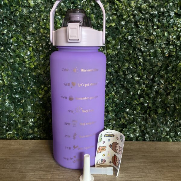 Botella Motivacional 2L Lila - Imagen 3