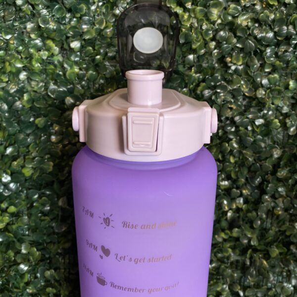 Botella Motivacional 2L Lila - Imagen 2