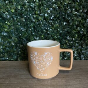 Taza Coffe Beige Corazón