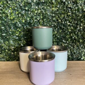 Mate de acero REUNATA lila