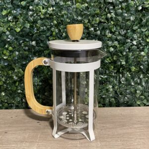 Cafetera Con embolo Vidrio color Blanco 800ml