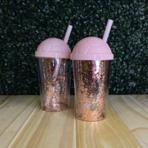 Vaso Confeti 350 ml Rosa