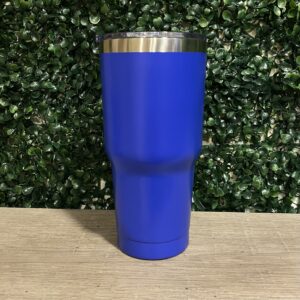 Vaso Termico Stainless Steel con Tapa Azul