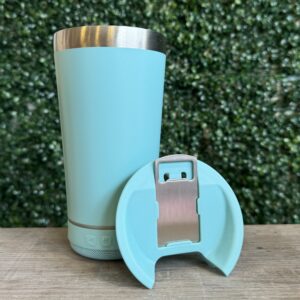 Vaso Termico Parlante, Luz y Destapador ST  Aqua