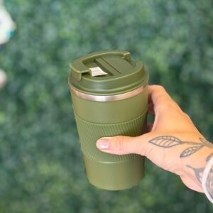 Vaso Térmico 510 ml con Banda de Silicona