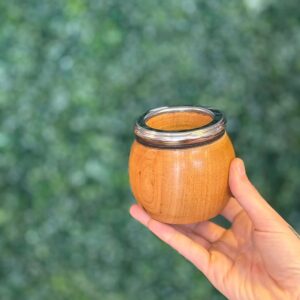 Mate Bombón Algarrobo Acero
