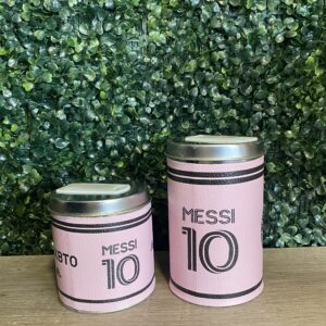 Set de Latas Yerbera y Azucarera Messi