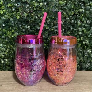 Vaso Star Oval Rosa