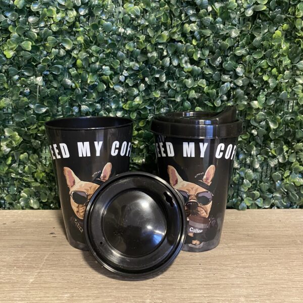 Vaso Coffe Plástico "Need my coffe" - Imagen 2