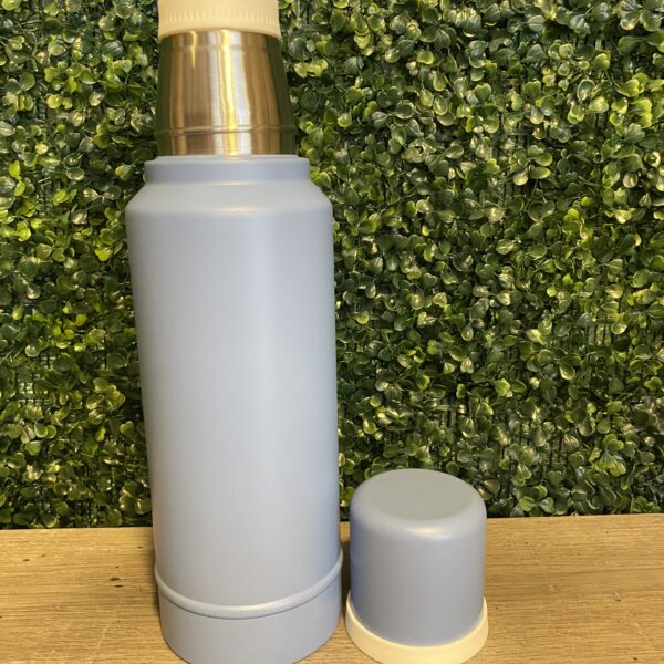 Termo Vacuum Pot Acero 1L c/manija celeste - Imagen 3