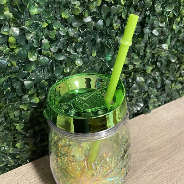 Vaso star oval verde - Imagen 3