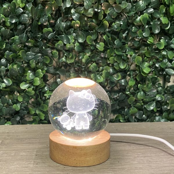 Lampara de cristal stitch