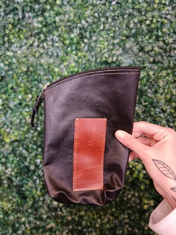 chau lata cuerina con porta bombilla