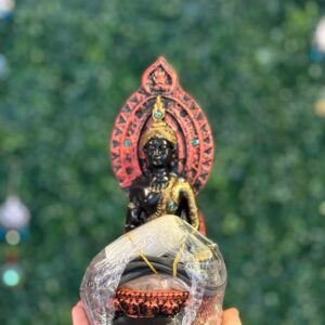 Lámpara de sal buda meditacion