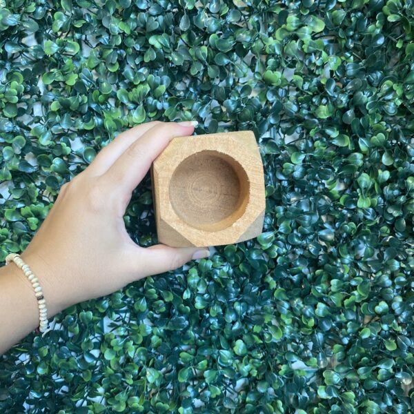 Mate geométrico de madera - Imagen 3