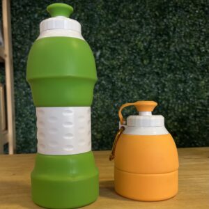 Botella plegable silicona 500ml