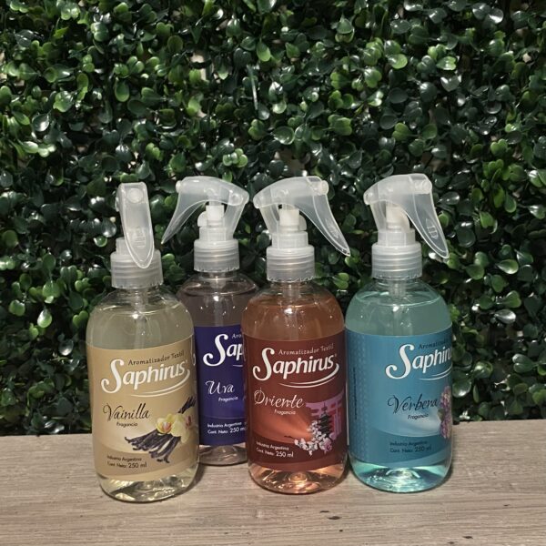 Aromatizante saphirus textil 250ml